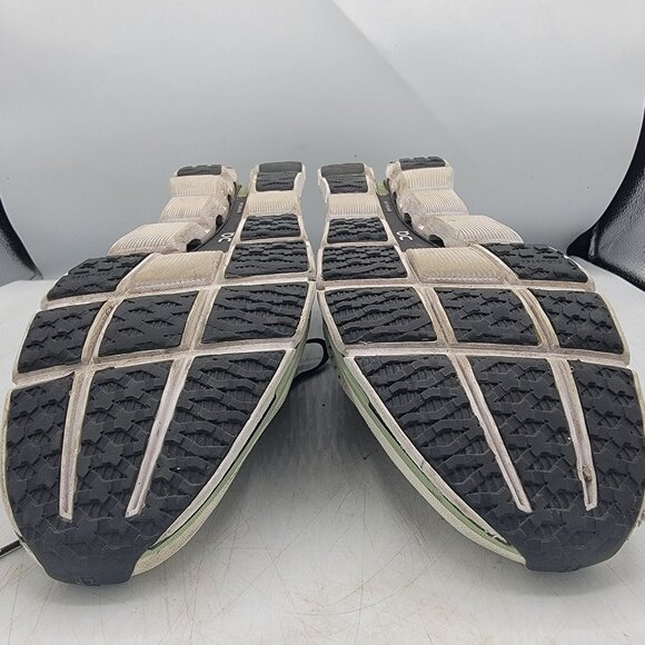 On Running Cloudboom Mens 12 White Black Green Shoes Athletic Running Walking - Picture 11 of 14